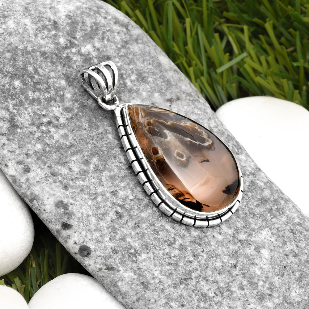 Natural Tube Agate - Turkish Pendant P-1065 SDP107758