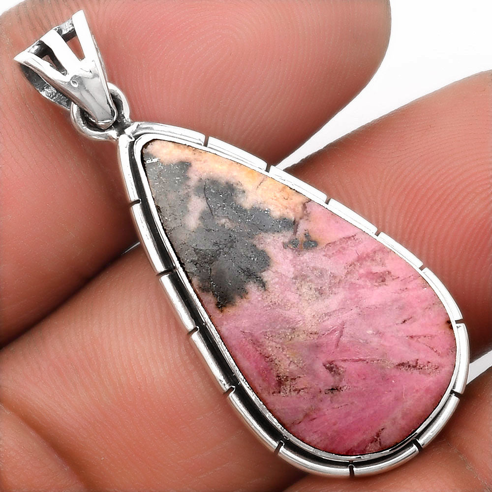 Natural Rhodonite Pendant P-1065 SDP107967