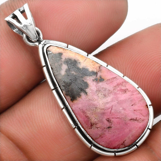 Natural Rhodonite Pendant P-1065 SDP107967