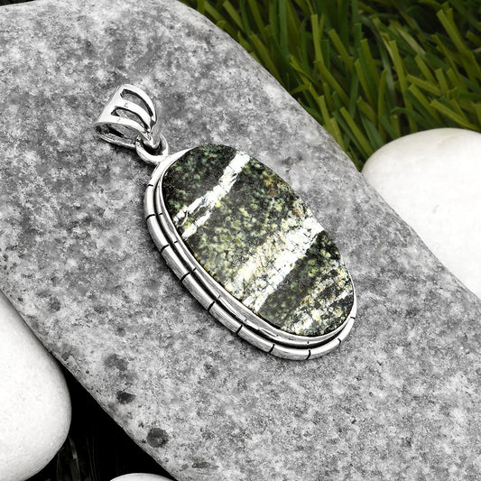 Natural Chrysotile Pendant P-1065 SDP107978