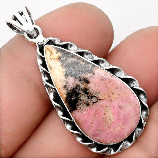 Natural Rhodonite Pendant P-1081 SDP107996