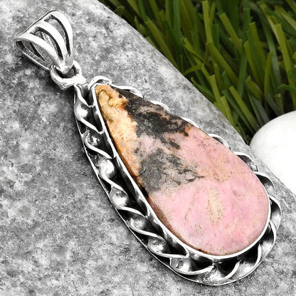 Natural Rhodonite Pendant P-1081 SDP107996
