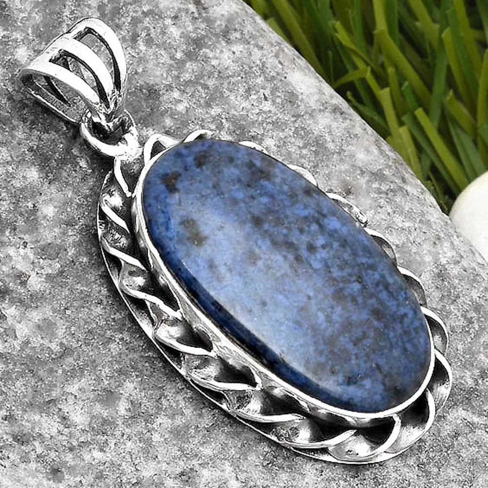 Natural Dumortierite Quartz Pendant P-1081 SDP108000