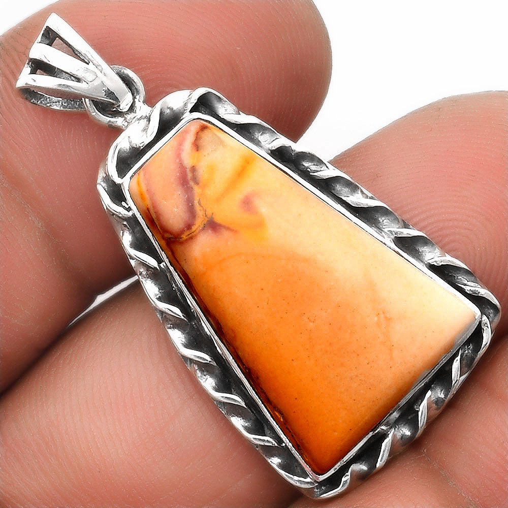 Natural Red Mookaite Pendant P-1081 SDP108006