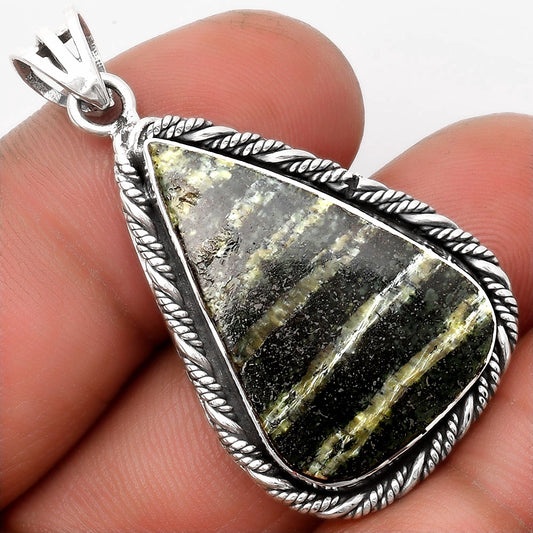 Natural Chrysotile Pendant P-1074 SDP108041
