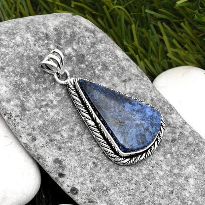Natural Dumortierite Quartz Pendant P-1074 SDP108065
