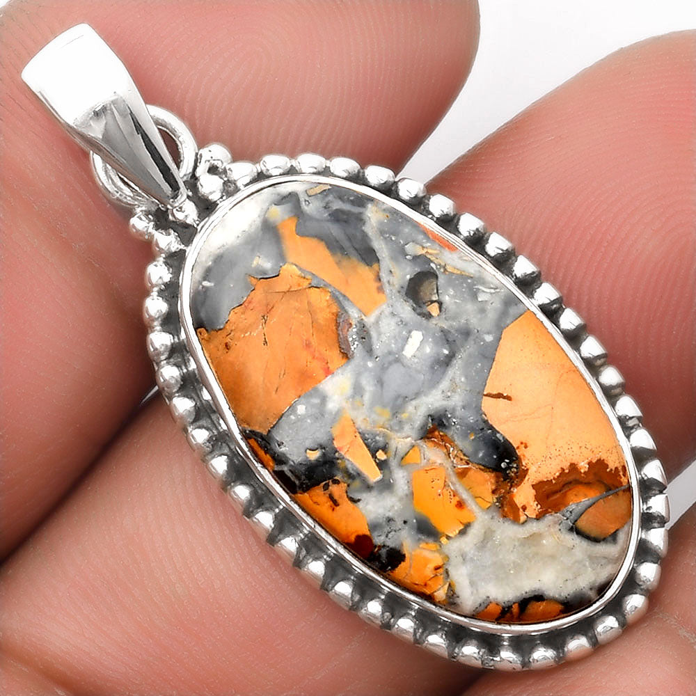 Natural Maligano Jasper - Indonesia Pendant P-1052 SDP108180