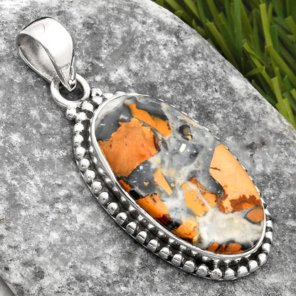 Natural Maligano Jasper - Indonesia Pendant P-1052 SDP108180