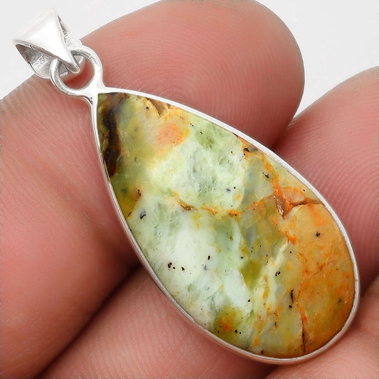 Natural Chrome Chalcedony Pendant P-1001 SDP108316