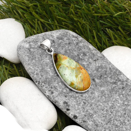 Natural Chrome Chalcedony Pendant P-1001 SDP108316