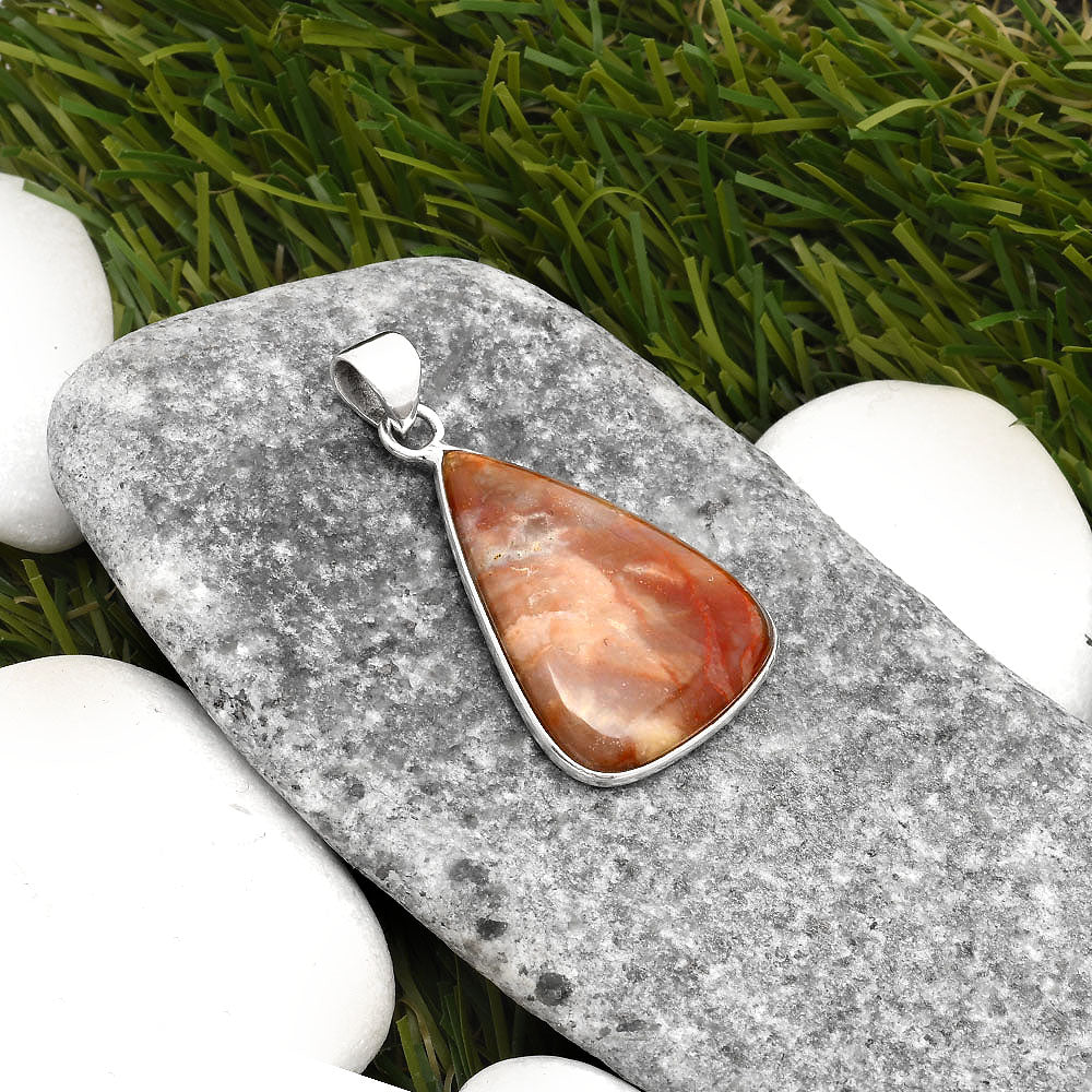 Natural Maury Mountain Moss Agate Pendant P-1001 SDP108317