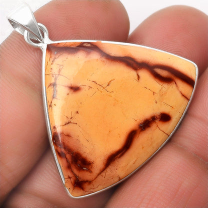 Natural Indian Paint Gemstone Pendant P-1001 SDP108365