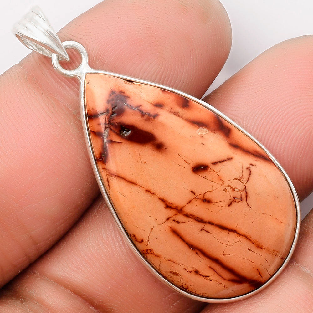 Natural Indian Paint Gemstone Pendant P-1001 SDP108510