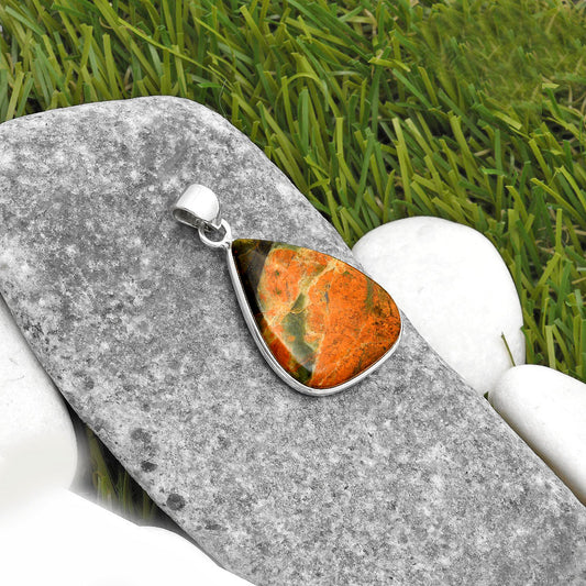 Natural Chrome Chalcedony Pendant P-1001 SDP108556