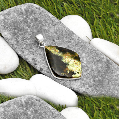Natural Chrome Chalcedony Pendant P-1001 SDP108578