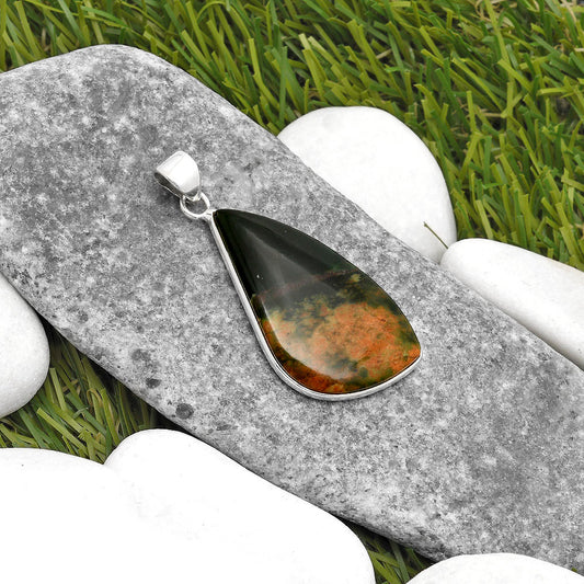 Natural Chrome Chalcedony Pendant P-1001 SDP108587