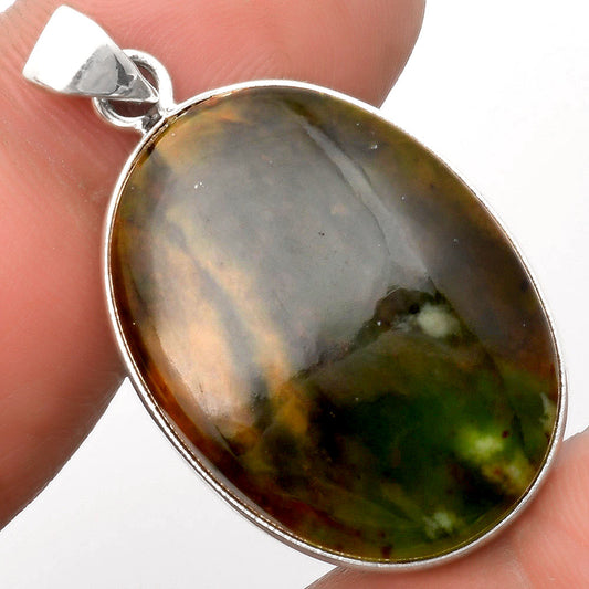 Natural Chrome Chalcedony Pendant P-1001 SDP108664