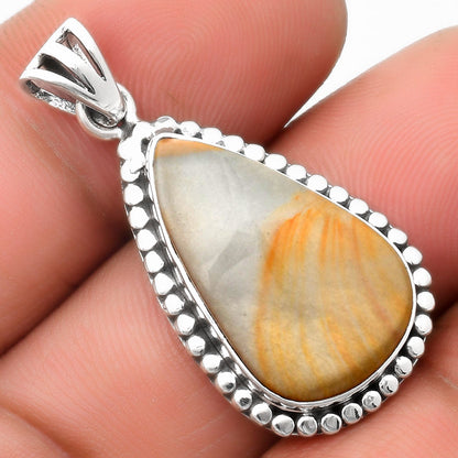 Natural Polygram Jasper Pendant P-1052 SDP108911