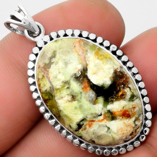 Natural Chrome Chalcedony Pendant P-1052 SDP108914