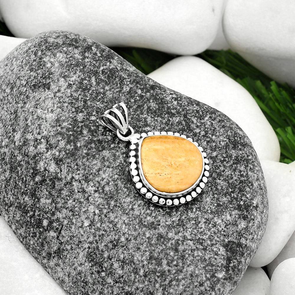 Natural Coral Jasper Pendant P-1052 SDP108926