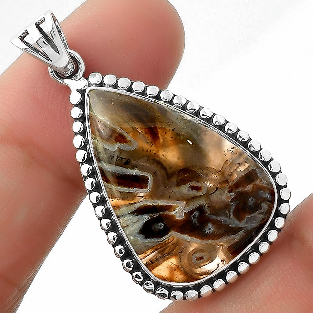 Natural Tube Agate - Turkish Pendant P-1052 SDP108935
