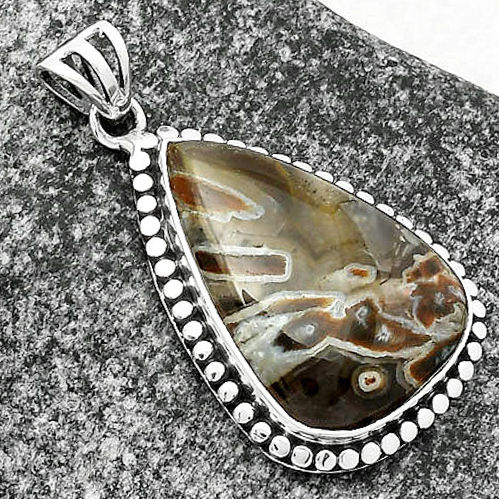Natural Tube Agate - Turkish Pendant P-1052 SDP108935