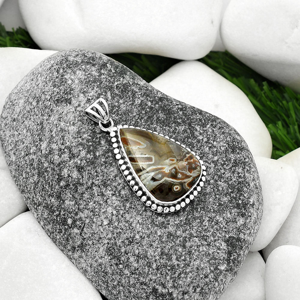 Natural Tube Agate - Turkish Pendant P-1052 SDP108935