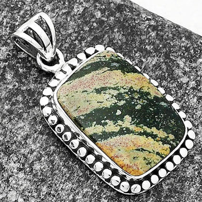 Natural Unakite Pendant P-1052 SDP108949