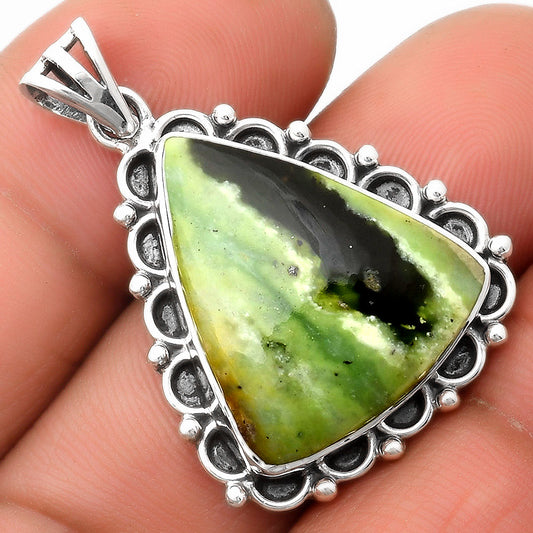 Natural Chrome Chalcedony Pendant P-1080 SDP108966