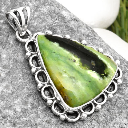 Natural Chrome Chalcedony Pendant P-1080 SDP108966