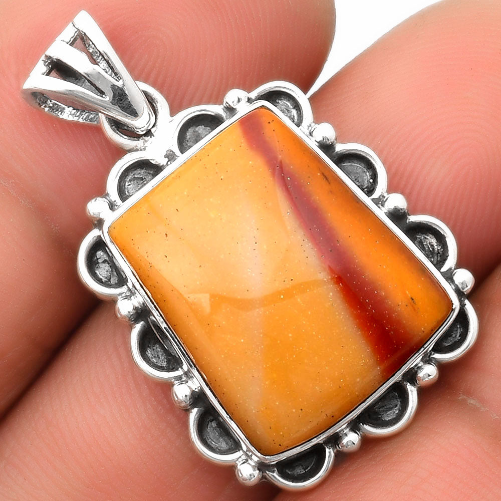Natural Red Mookaite Pendant P-1080 SDP108982