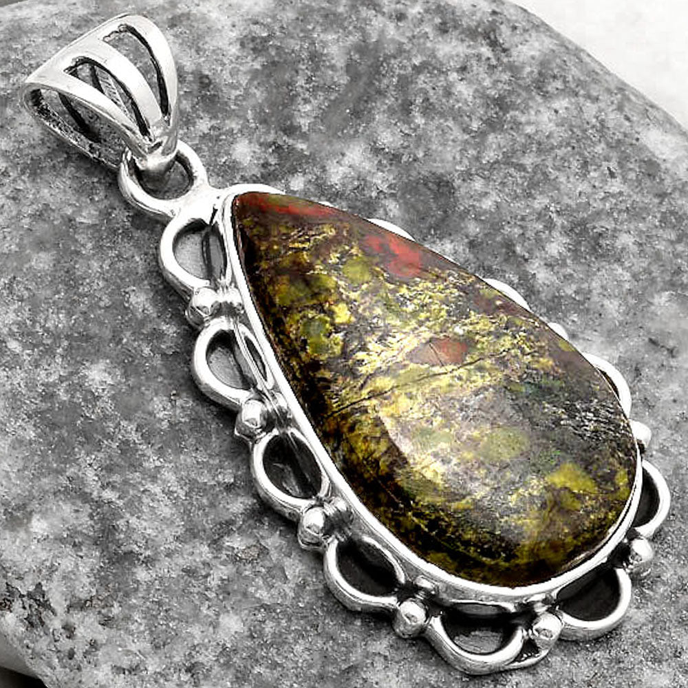 Dragon Blood Stone - South Africa Pendant P-1080 SDP109007