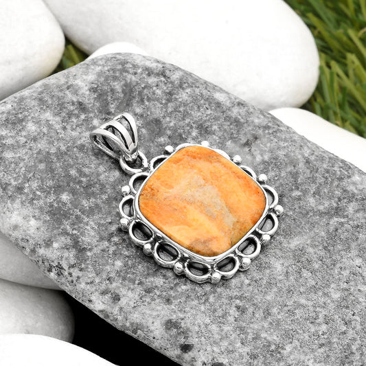 Natural Coral Jasper Pendant P-1080 SDP109009