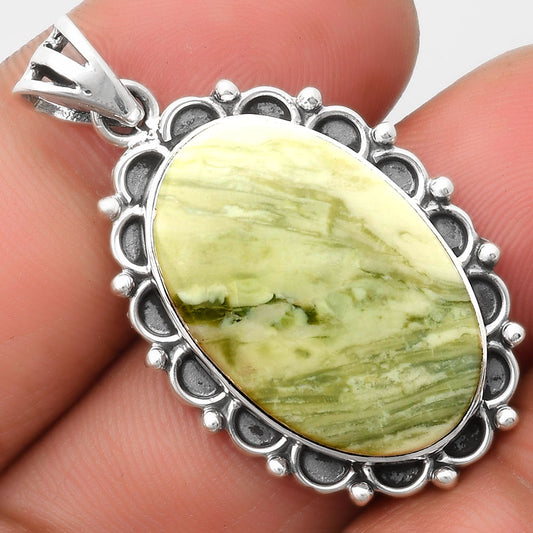 Natural Serpentine Pendant P-1080 SDP109011