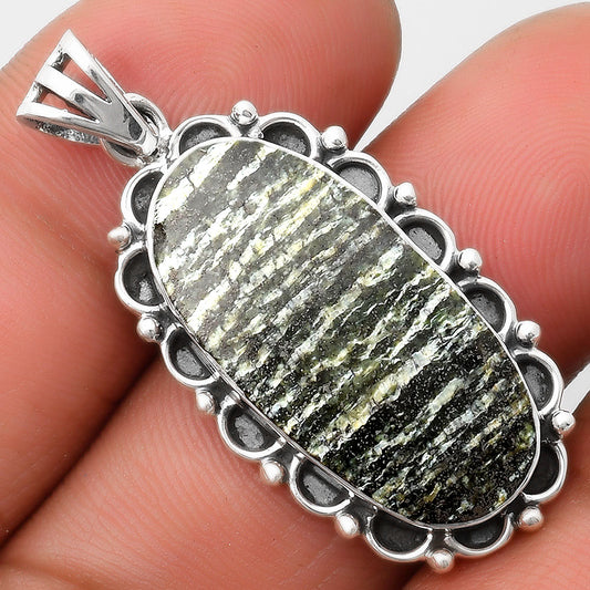 Natural Chrysotile Pendant P-1080 SDP109015