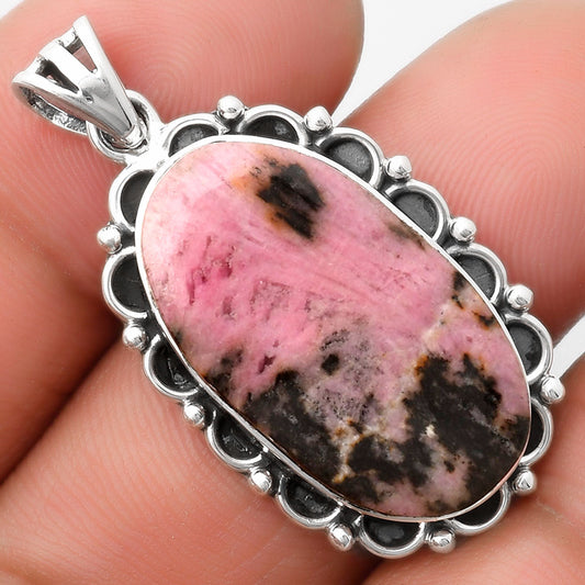 Natural Rhodonite Pendant P-1080 SDP109024