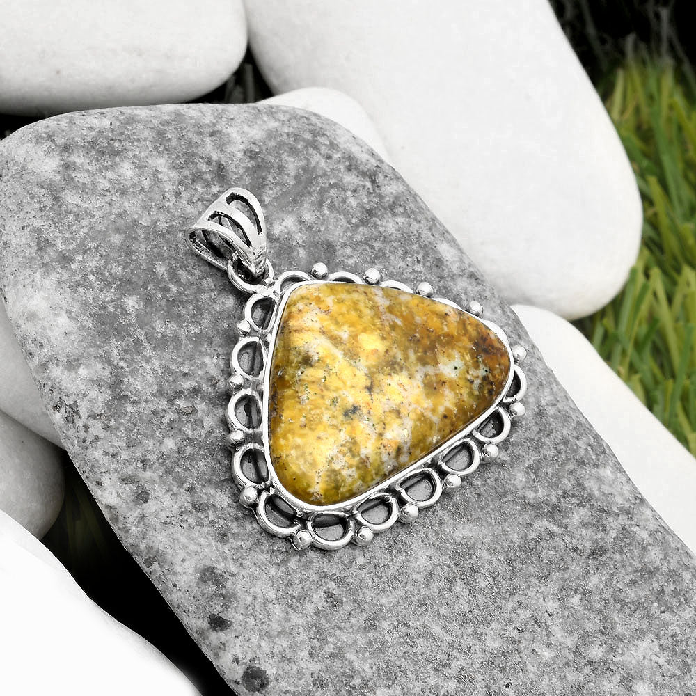 Natural Serpentine Pendant P-1080 SDP109027