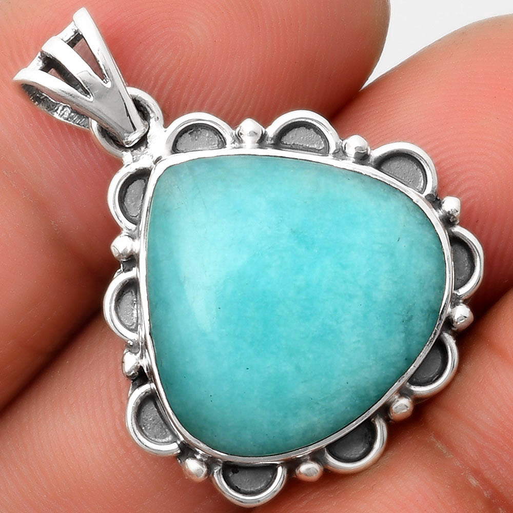 Natural Paraiba Amazonite Pendant P-1080 SDP109042