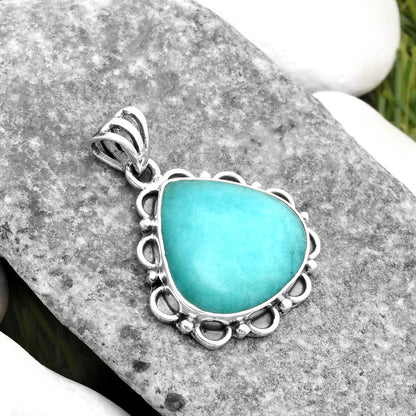 Natural Paraiba Amazonite Pendant P-1080 SDP109042