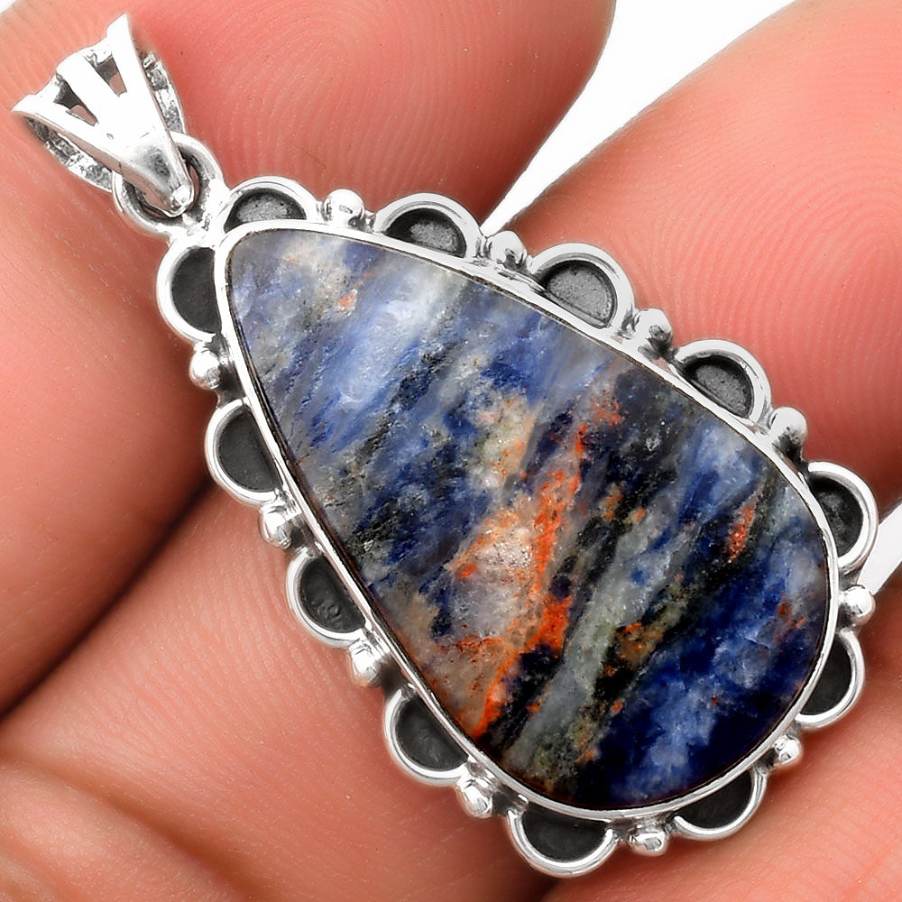 Natural Sodalite Pendant P-1080 SDP109046