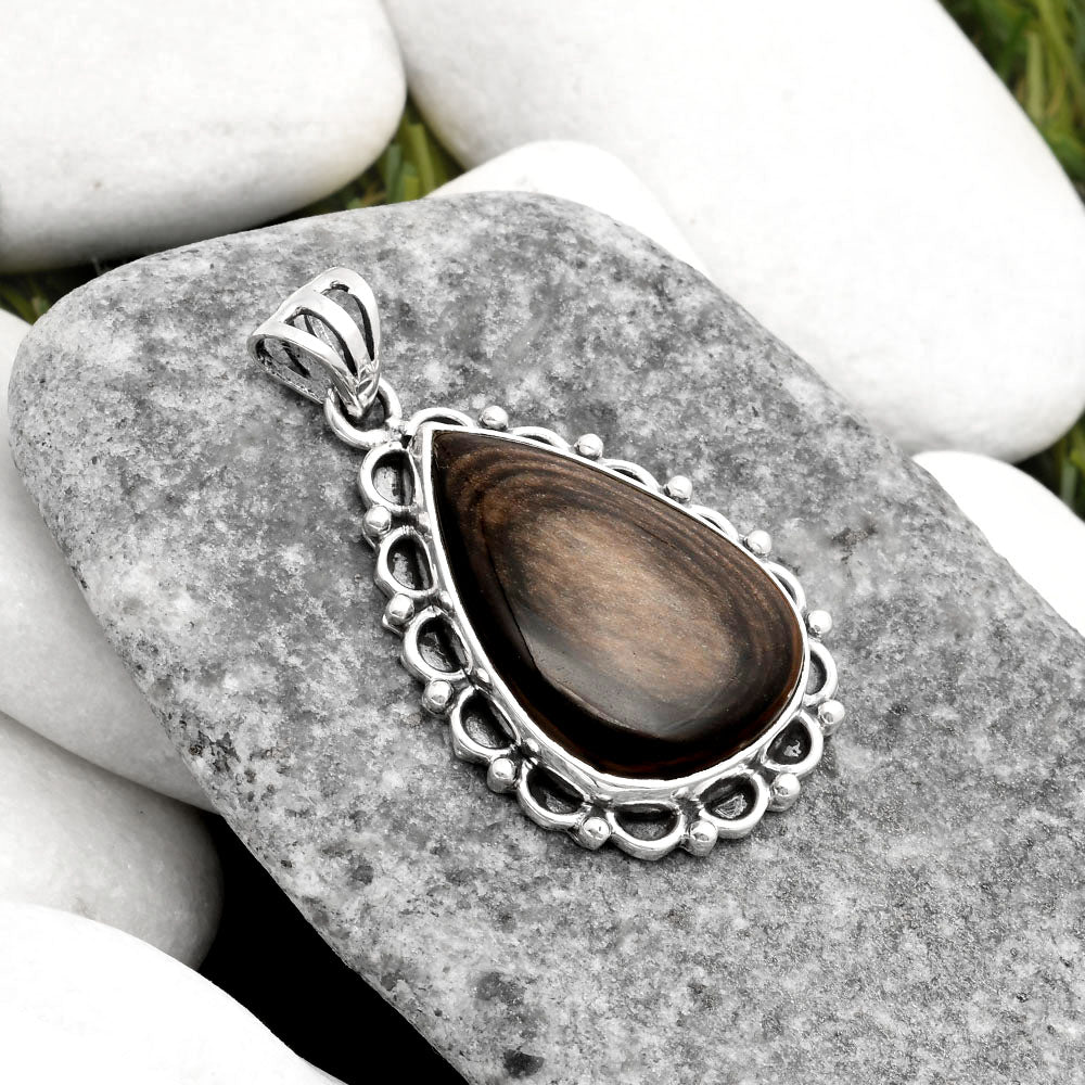 Natural Hypersthene - Canada Pendant P-1080 SDP109050