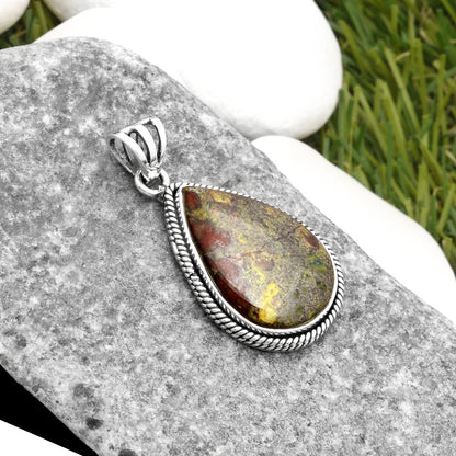 Dragon Blood Stone - South Africa Pendant P-1056 SDP109075
