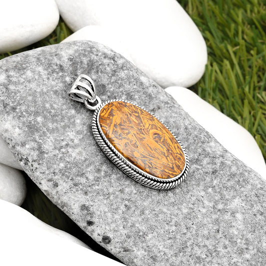 Natural Coquina Fossil Jasper - India Pendant P-1056 SDP109096