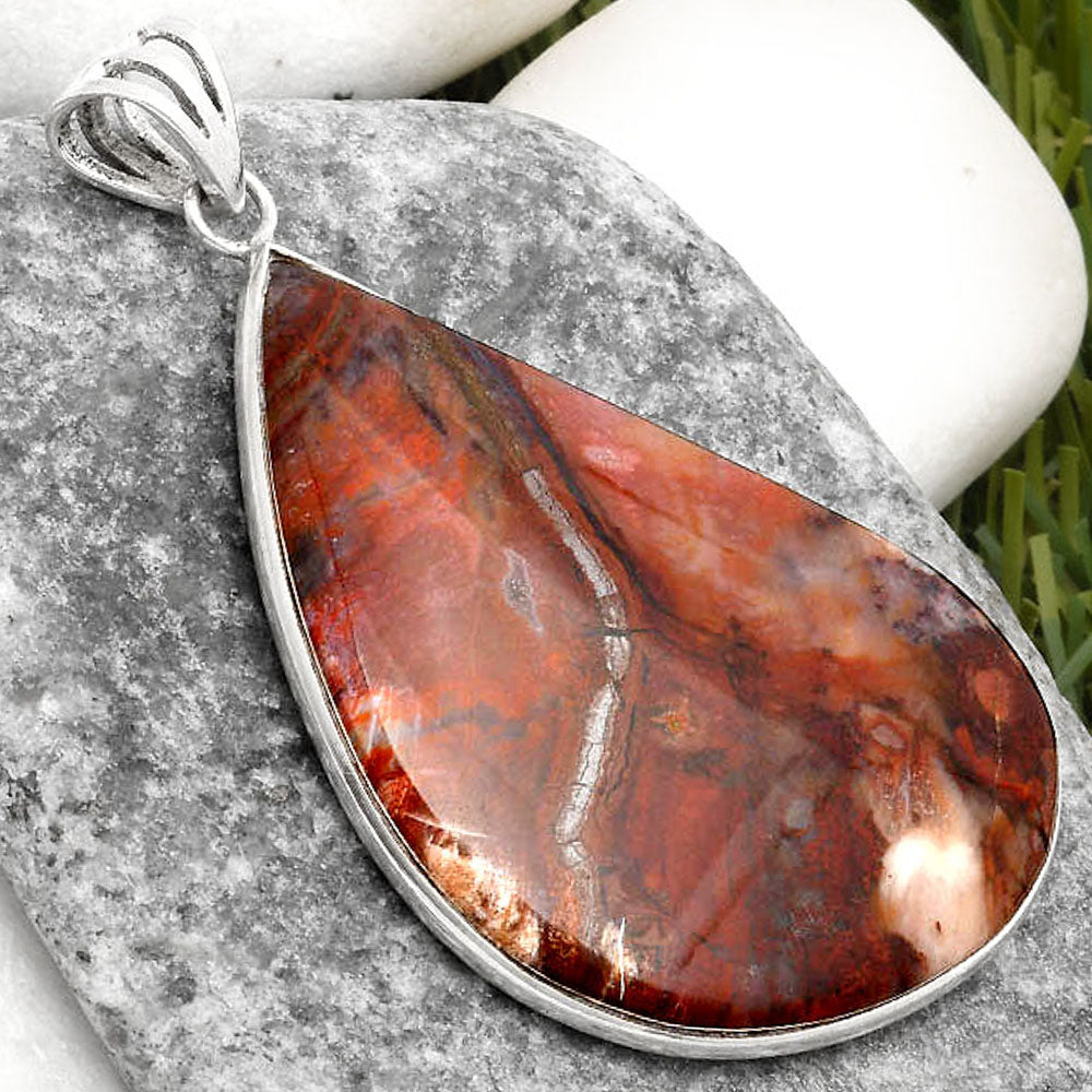 Natural Purple Cow Jasper Pendant P-1001 SDP109178