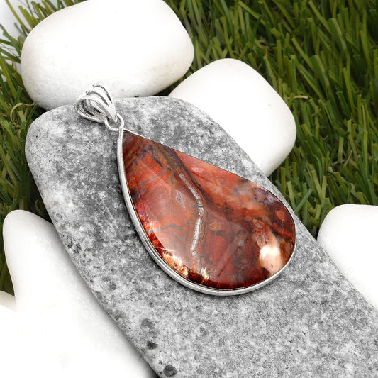 Natural Purple Cow Jasper Pendant P-1001 SDP109178