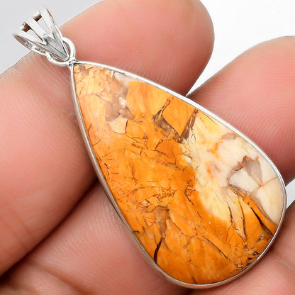 Natural Brecciated Mookaite Pendant P-1001 SDP109242