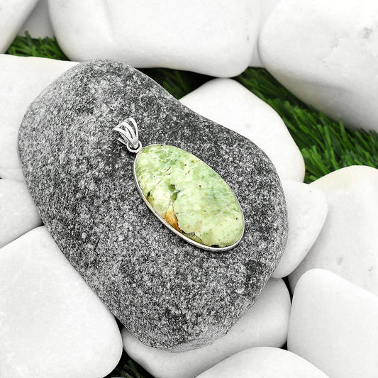 Natural Chrome Chalcedony Pendant P-1001 SDP109366