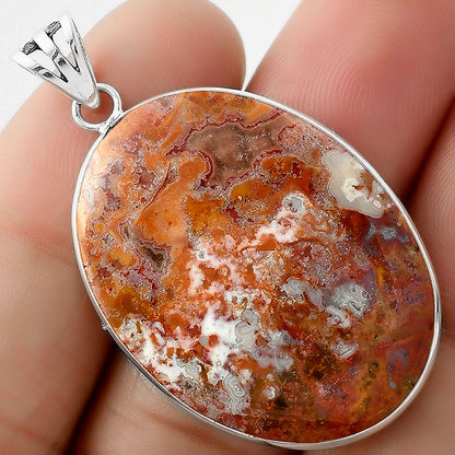 Natural Red Moss Agate Pendant P-1001 SDP109388