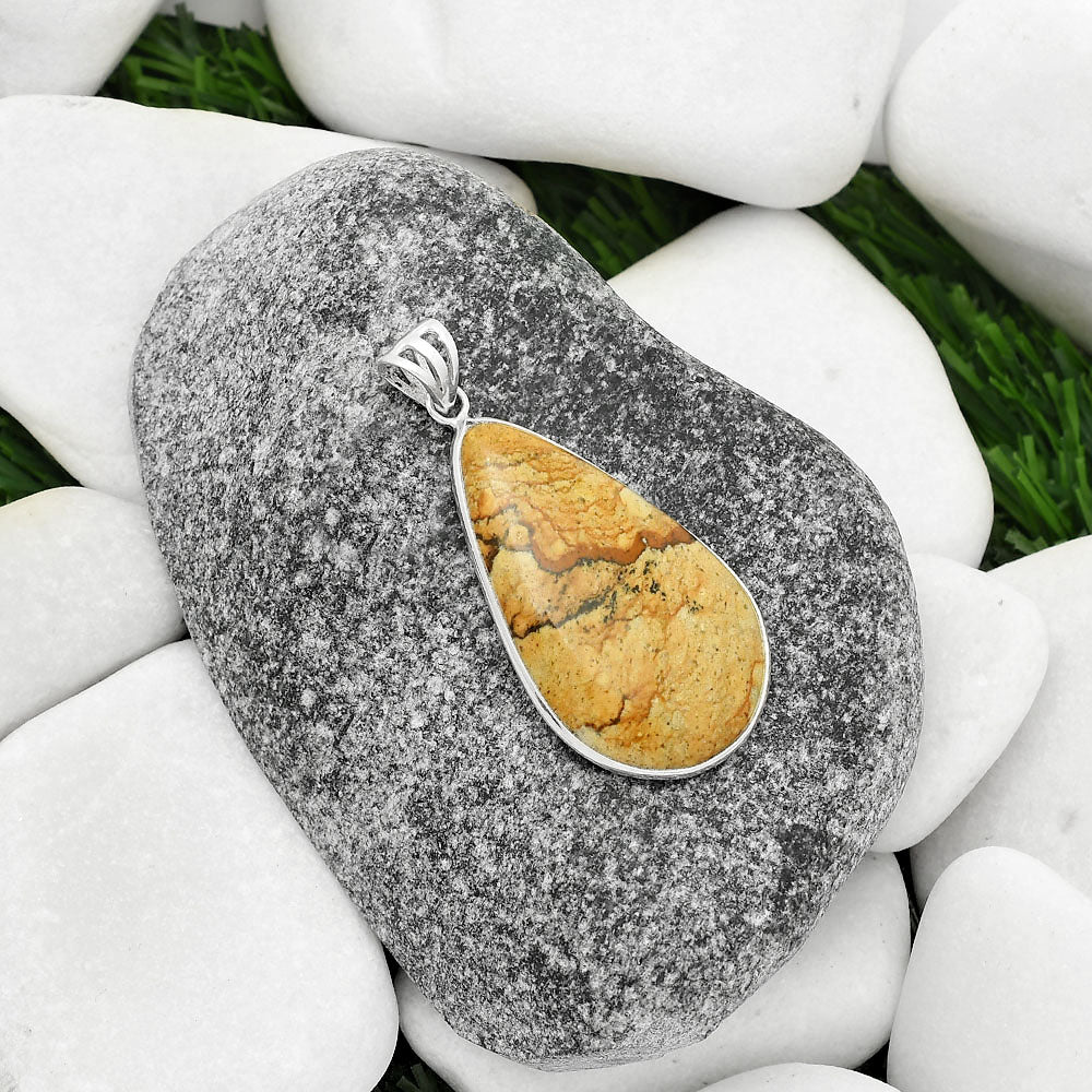 Natural Picture Jasper Pendant P-1001 SDP109419