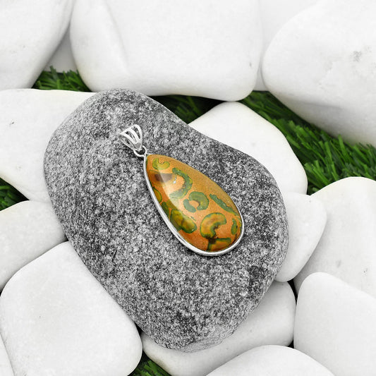 Natural Bamboo Jasper Pendant P-1001 SDP109430